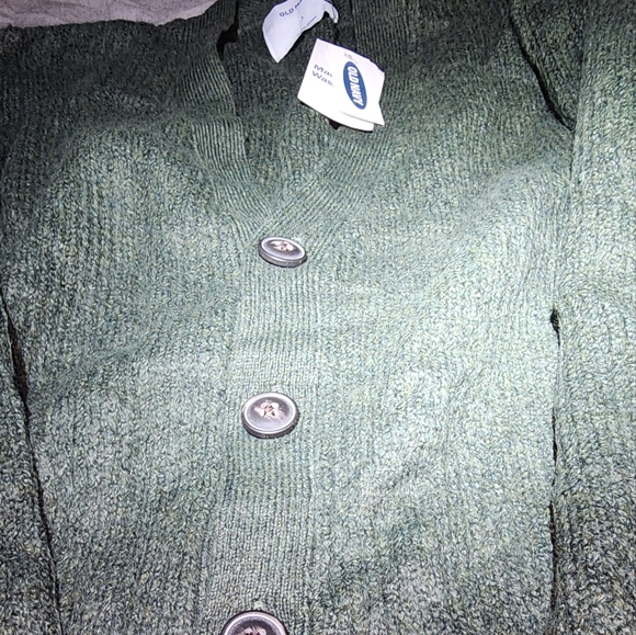 New OLD NAVY Green Cardigan Mens Size Large* Super Soft * - Picture 3 of 6